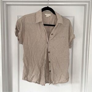 Linen H&M Top